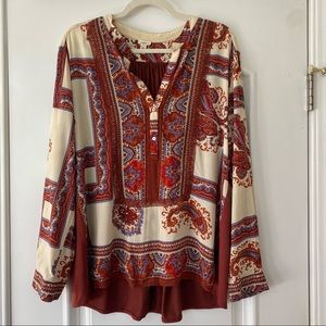 ANTHROPOLOGIE's TINY Hi Lo PULLOVER TUNIC SIZE M